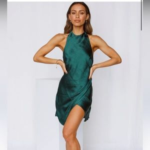 Brand new Hello Molly emerald jade dress